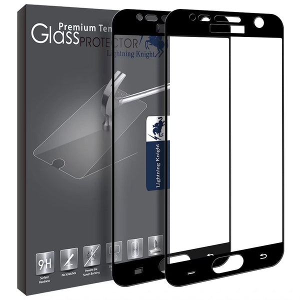 Samsung Galaxy S7 Screen Protector, Full Cover Tempered Glass with Lifetime Replacement Warranty