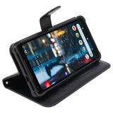 Google Pixel 2 XL Case, LK Luxury PU Leather Wallet Flip Protective Case Cover with Card Slots & Stand For Google Pixel 2 XL