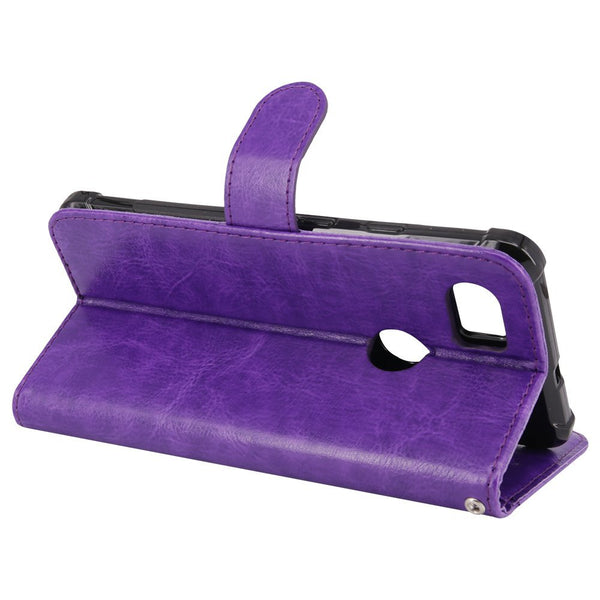 Google Pixel 2 XL Case, LK Luxury PU Leather Wallet Flip Protective Case Cover with Card Slots & Stand For Google Pixel 2 XL