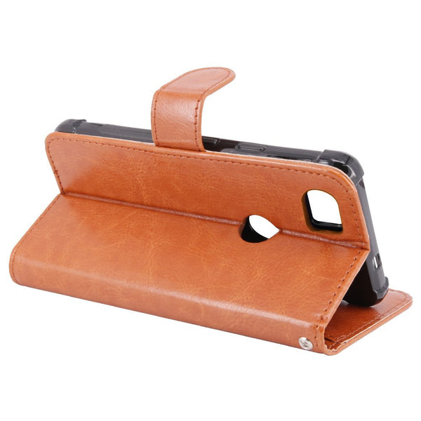 Google Pixel 2 XL Case, LK Luxury PU Leather Wallet Flip Protective Case Cover with Card Slots & Stand For Google Pixel 2 XL