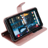 Google Pixel 2 XL Case, LK Luxury PU Leather Wallet Flip Protective Case Cover with Card Slots & Stand For Google Pixel 2 XL