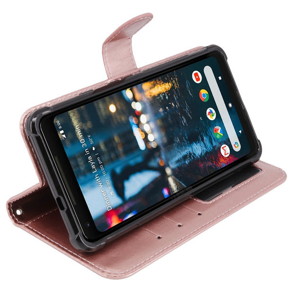 Google Pixel 2 XL Case, LK Luxury PU Leather Wallet Flip Protective Case Cover with Card Slots & Stand For Google Pixel 2 XL
