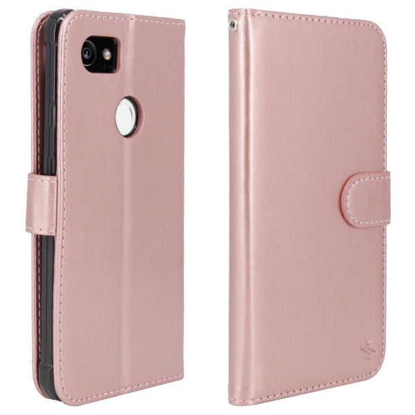 Google Pixel 2 XL Case, LK Luxury PU Leather Wallet Flip Protective Case Cover with Card Slots & Stand For Google Pixel 2 XL