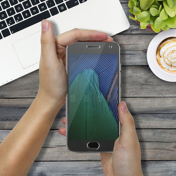 Motorola Moto G5 Plus / Moto G Plus (5th Generation) (3-Pack) Screen Protector, LK Tempered Glass with Lifetime Replacement Warranty