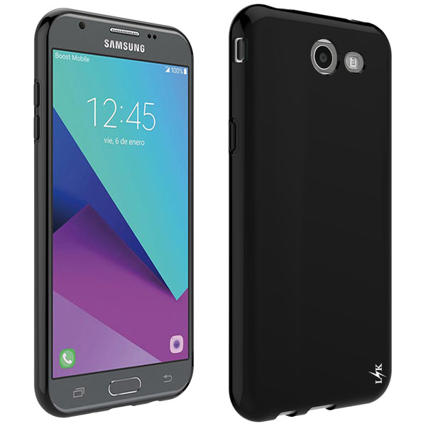 Samsung Galaxy J3 Emerge / J3 2017 / J3 Prime / J3 Mission / J3 Eclipse / J3 Luna Pro / Sol 2 / Amp Prime 2 / Express Prime 2 Case, Ultra Slim Thin TPU Silicone Protective Case Cover