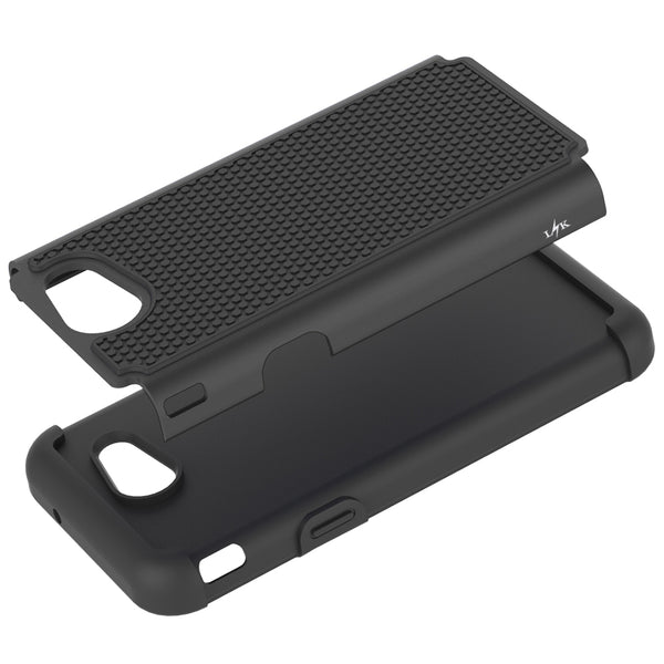 Samsung Galaxy J3 Emerge / J3 2017 / J3 Prime / J3 Mission / J3 Eclipse / J3 Luna Pro / Sol 2 / Amp Prime 2 / Express Prime 2 Case, LK Hybrid Armor Defender Protective Case Cover