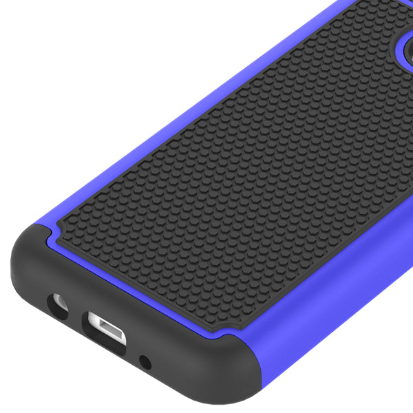 Samsung Galaxy J3 Emerge / J3 2017 / J3 Prime / J3 Mission / J3 Eclipse / J3 Luna Pro / Sol 2 / Amp Prime 2 / Express Prime 2 Case, LK Hybrid Armor Defender Protective Case Cover