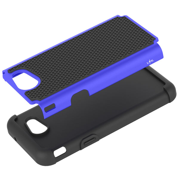 Samsung Galaxy J3 Emerge / J3 2017 / J3 Prime / J3 Mission / J3 Eclipse / J3 Luna Pro / Sol 2 / Amp Prime 2 / Express Prime 2 Case, LK Hybrid Armor Defender Protective Case Cover