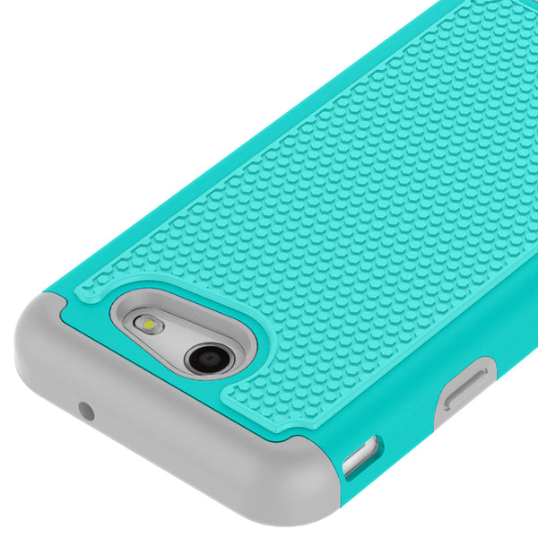 Samsung Galaxy J3 Emerge / J3 2017 / J3 Prime / J3 Mission / J3 Eclipse / J3 Luna Pro / Sol 2 / Amp Prime 2 / Express Prime 2 Case, LK Hybrid Armor Defender Protective Case Cover