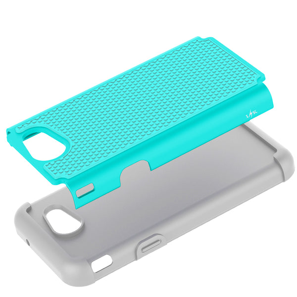 Samsung Galaxy J3 Emerge / J3 2017 / J3 Prime / J3 Mission / J3 Eclipse / J3 Luna Pro / Sol 2 / Amp Prime 2 / Express Prime 2 Case, LK Hybrid Armor Defender Protective Case Cover