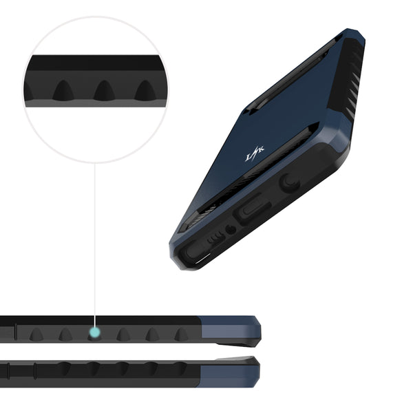 Galaxy Note 8 Carbon Fiber Case,  Shock Absorption Hybrid Armor Defender Protective Case