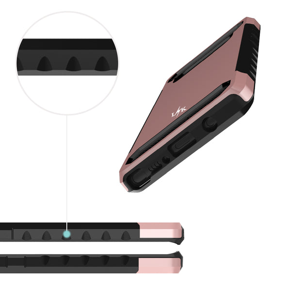 Galaxy Note 8 Carbon Fiber Case,  Shock Absorption Hybrid Armor Defender Protective Case