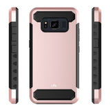 Galaxy S8 Active Case, LK [Carbon Fiber] Shock Absorption Hybrid Armor Defender Protective Case Cover for Samsung Galaxy S8 Active