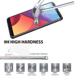 LG G6 Screen Protector (3-Pack) LK Tempered Glass with Lifetime Replacement Warranty