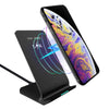 Wireless Charger, LK Qi Fast Wireless Charging Pad Stand for iPhone XS Max/XS / XR/X, LG G7 ThinQ, Samsung Galaxy Note 9 / S9 / S9 Plus / S8 / S8 Plus, All Qi-Enabled Devices