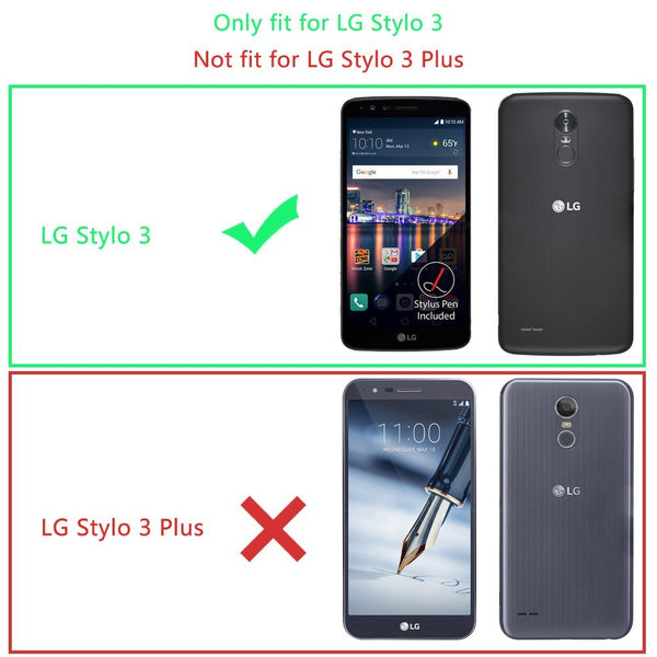 LG Stylo 3 Screen Protector (2-Pack) LK [Full Cover] Tempered Glass with Lifetime Replacement Warranty [Not Fit for LG Stylo 3 Plus]