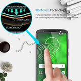 [3 Pack] LK for Motorola Moto G6 Screen Protector, [Japan Tempered Glass] 9H Hardness with Lifetime Replacement Warranty