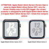 [6 Pack] LK for Apple Watch Screen Protector (42mm Series 3/2/1 44mm Series 4 Compatible), Liquid Skin [Full Coverage] [Anti-Bubble] HD Clear with Lifetime Replacement Warranty