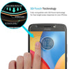 Motorola Moto E4 / Moto E (4th Generation) Screen Protector, LK [Tempered Glass] with Lifetime Replacement Warranty [NOT fit for Moto E4 Plus]