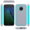 Moto G5 Plus Case, LK [Shock Absorption] Drop Protection Hybrid Armor Defender Protective Case Cover for Motorola Moto G Plus (5th Generation) - Black