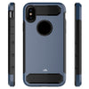 iPhone X Case, [Carbon Fiber] Shock Absorption Hybrid Armor Defender Protective Case Cover for Apple iPhone X