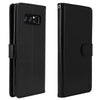 Galaxy Note 8 Case with Wrist Strap Luxury PU Leather Wallet Flip Protective Case Cover with Card Slots and Stand