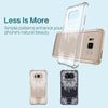 Galaxy S8 Active Case, LK Shock Absorbing White Henna Mandala Floral Lace Clear Design Printed Air Hybrid with TPU Bumper Protective Case Cover for Samsung Galaxy S8 Active